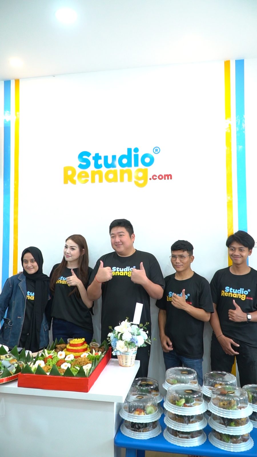 Studio Renang activation team photo