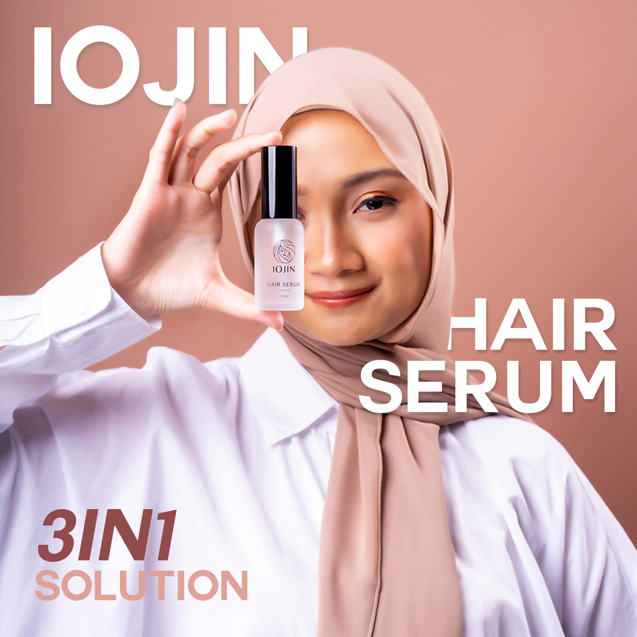 IOJIN hair serum campaign creative